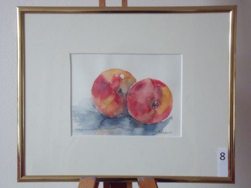 Perzik 30x25cmaquarel
