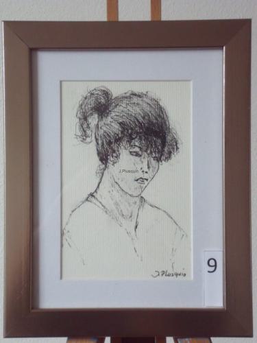 Studie Meisje 18x23cminkt