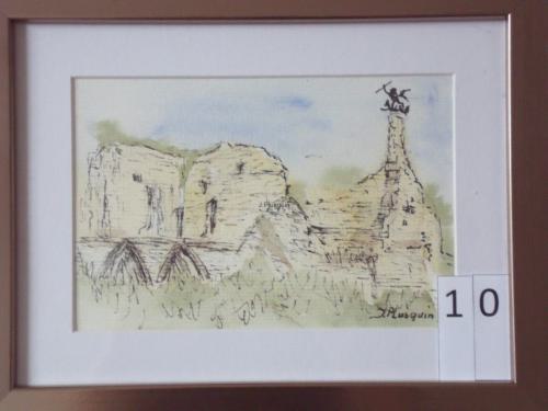 Ruïne 23x18cmaquarel&inkt