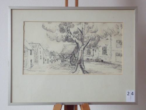 Waterput 40x30cmaquarel&inkt