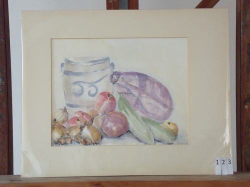 Studie groente 50x40cmaquarel