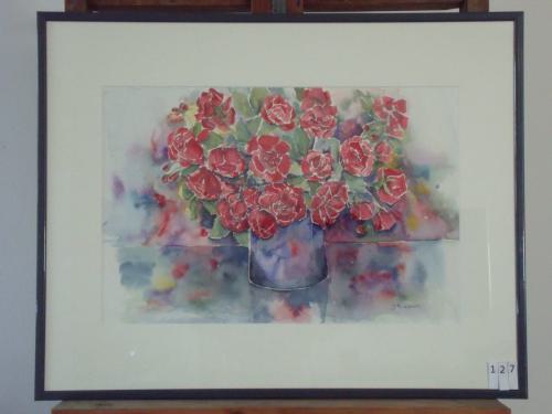 Rozen 57x72cmaquarel