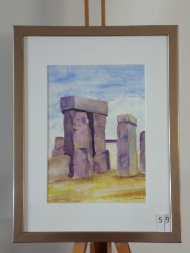 Stonehenge 30x40cmaquarel