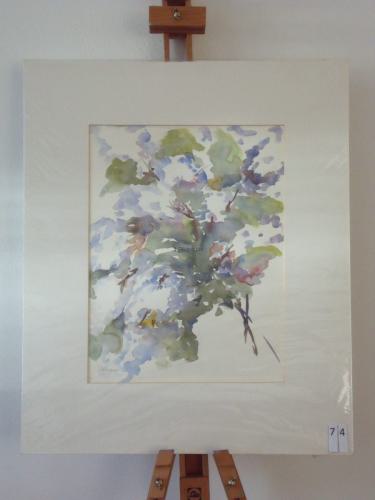 Bladeren 50x60cmaquarel